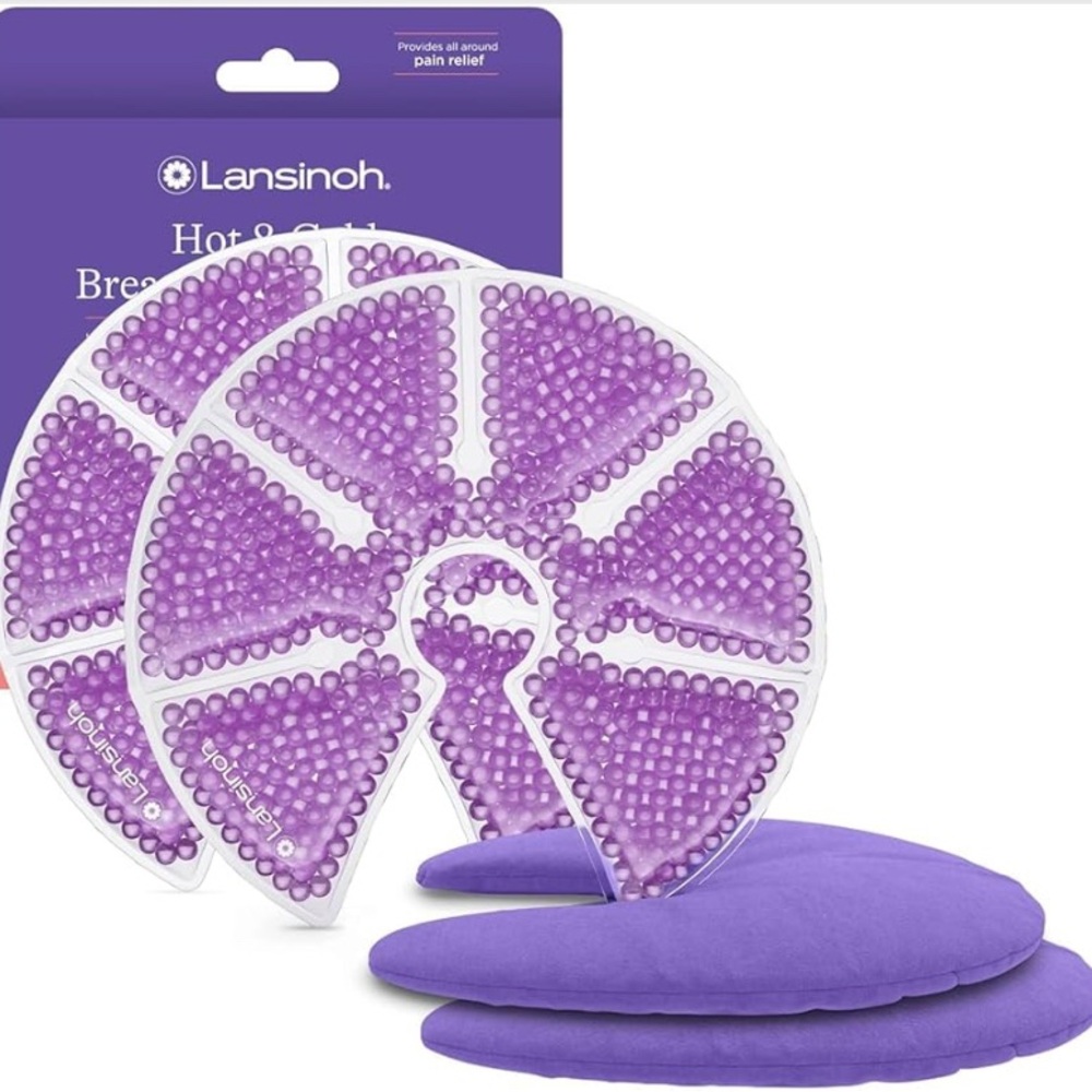 Lansinoh Purple Therapy Pads hot & cold - new in box!